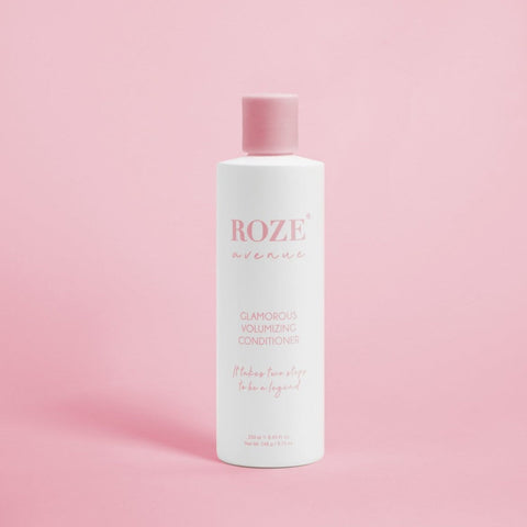 glamorous volumizing szampon 1000 ml roze avenue na różowym tle